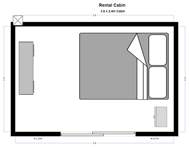 Small Cabin - Waikato Rental Cabins